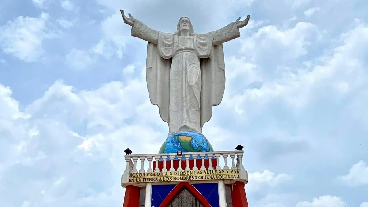 Así es el Cristo monumental de Lerma que pocos conocen. Foto: Dirección de Turismo Lerma