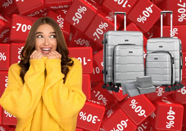 Amazon tiene un juego de 4 maletas con el 39% de descuento