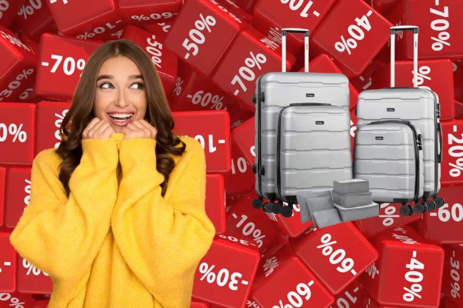 Amazon tiene un juego de 4 maletas con el 39% de descuento