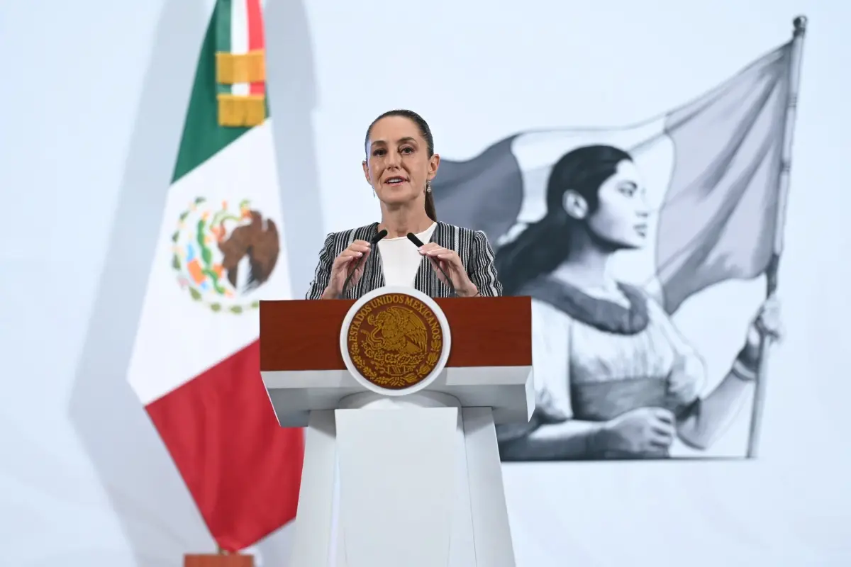 Claudia Sheinbaum en conferencia de prensa Foto: Enrique Pérez
