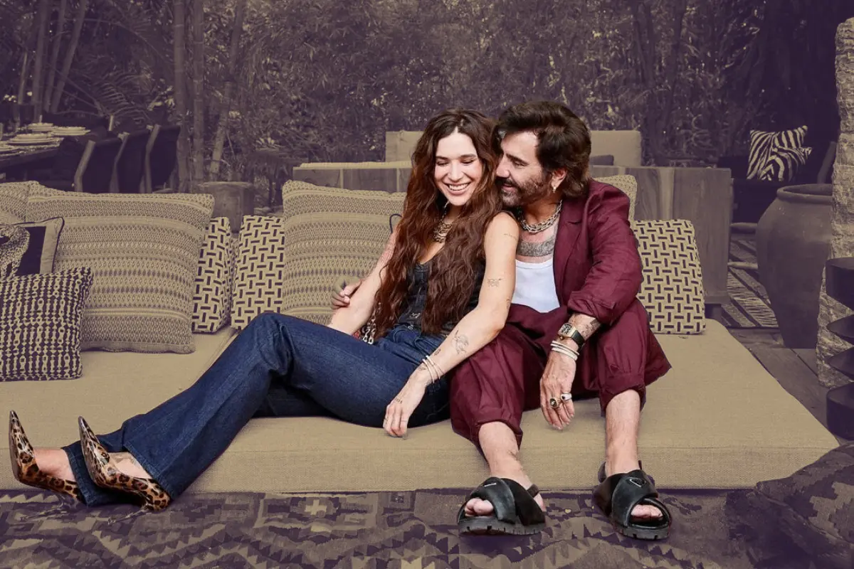 Alejandro Fernández y Karla Laveaga (Foto: Revista AD México y Latinoamérica / Canva)