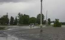 Lluvias dejan severas inundaciones en Juárez y Cadereyta I VIDEO