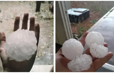 Fuerte granizada azota General Cepeda; reportan afectaciones en casas y vehículos
