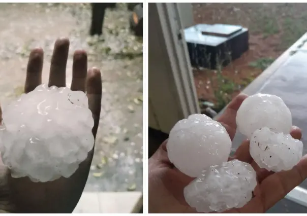 Fuerte granizada azota General Cepeda; reportan afectaciones en casas y vehículos