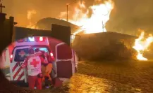 Incendio en Canatlán: 9 personas fueron trasladadas al hospital