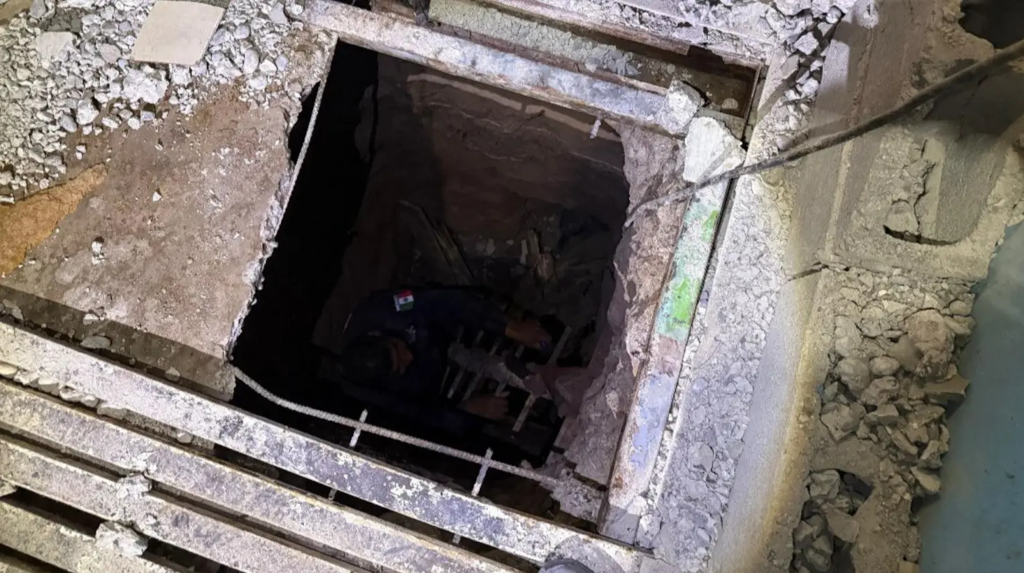Investigan túnel de 15 metros con servicio de internet en penal de Aguaruto, Culiacán. Foto: X (@sspsinaloa1)