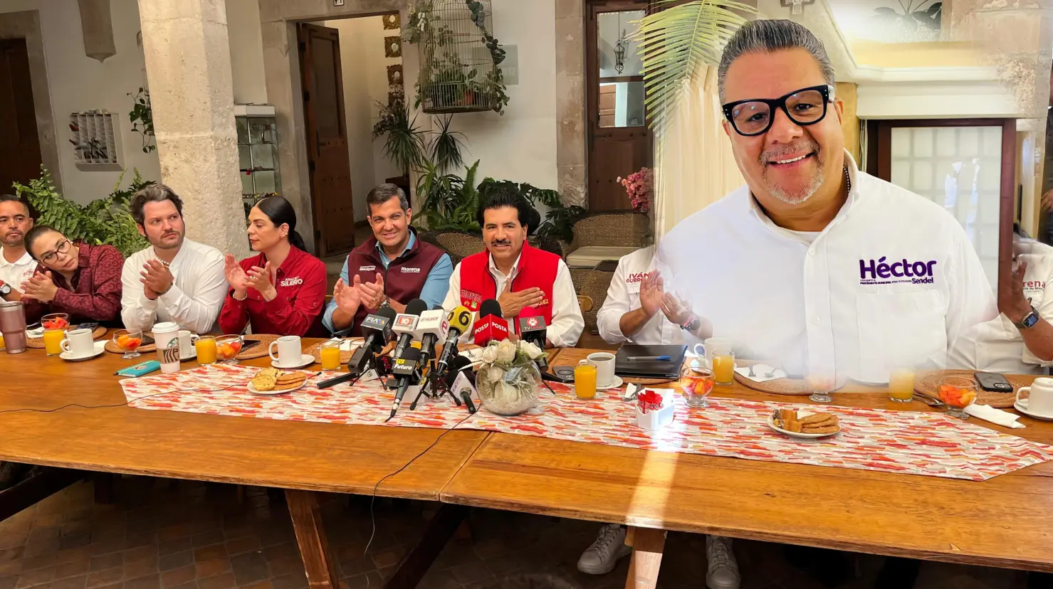 Foto: Jesús Carrillo | Asegura Héctor Sendel que no declinará en la contienda electoral.