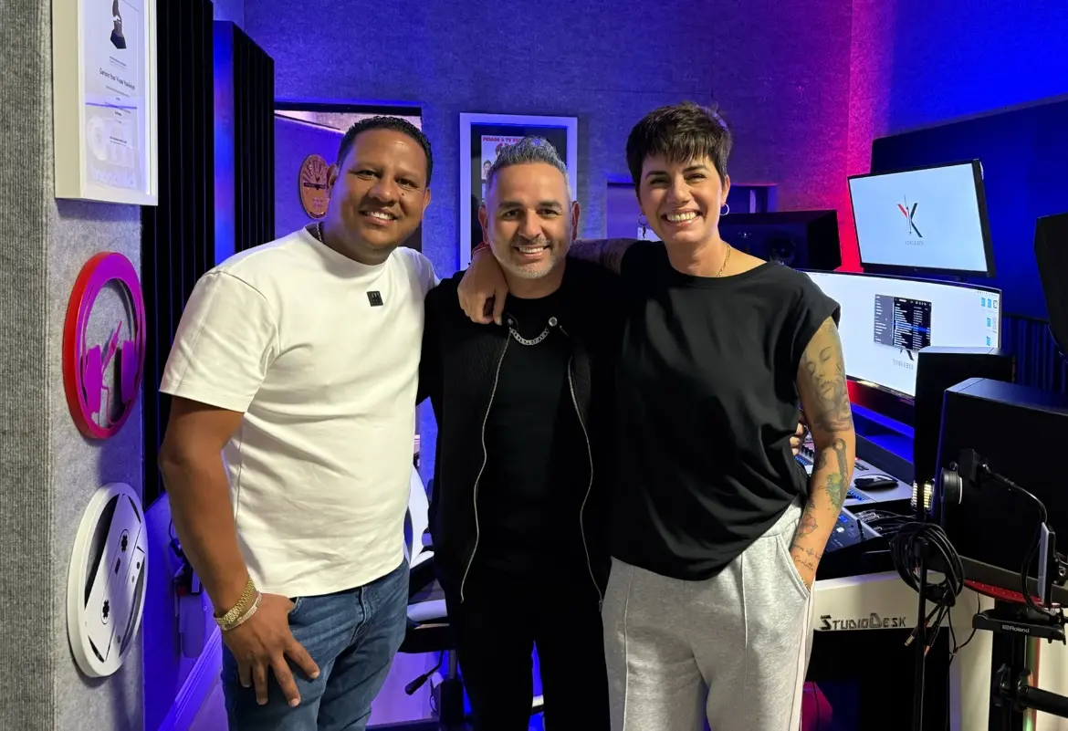 Alexander Gutiérrez Niño, Karen Martello y Yoel Vivas unen sus talentos. Foto: Nayib Canaán