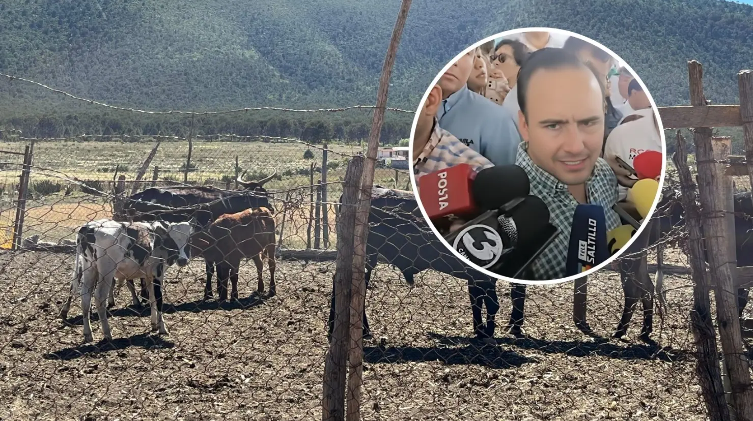 El gobernador Manolo Jiménez habló sobre los esfuerzos para reabrir la frontera de EE.UU a la exportación de ganado. (Fotografías: Marco Juárez)
