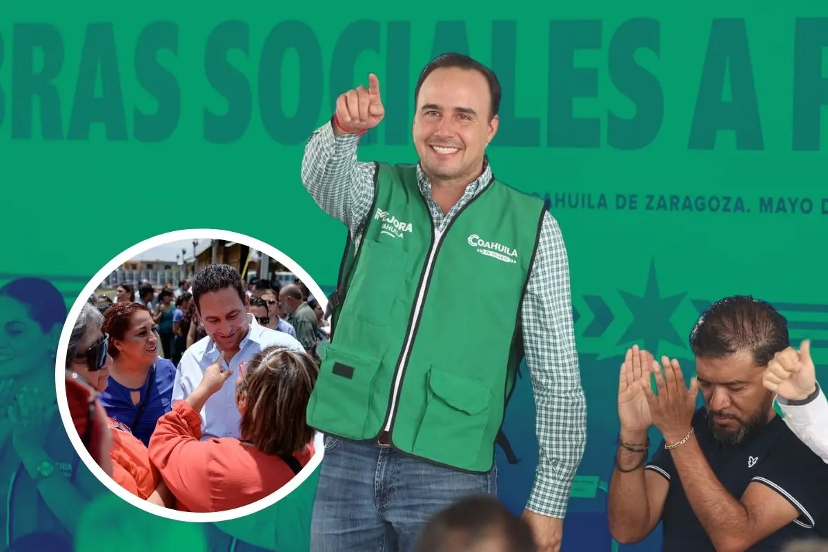 Arrancan obras sociales en Saltillo desde la colonia Guayulera / Foto: Gobierno de Coahuila | FB Javier Díaz | Canva