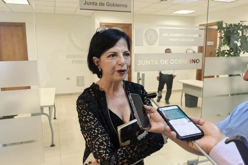 Eva Araceli Reyes González, presidenta de la Comisión de Derechos Humanos en el Congreso del Estado. Foto: Victoria Jiménez