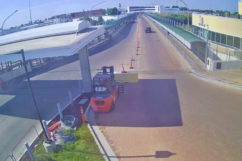 Sin tráfico en el puente Puerta Las Américas | Foto: cámaras