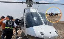 ¡Increíble! Utilizan helicóptero para salvar a una persona perdida en Tlahualilo