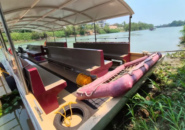 Así son las embarcaciones que darán transporte público en el río Grijalva en Tabasco