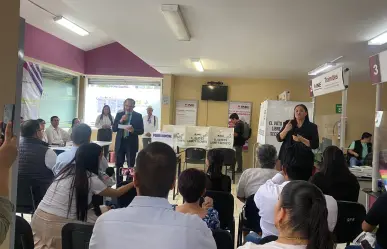 INE organiza simulacro; así es como se harán las votaciones judiciales en Xalapa