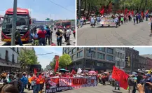 CNTE colapsa la CDMX con bloqueos, suspensión de transporte público, marchas y plantón en el Zócalo