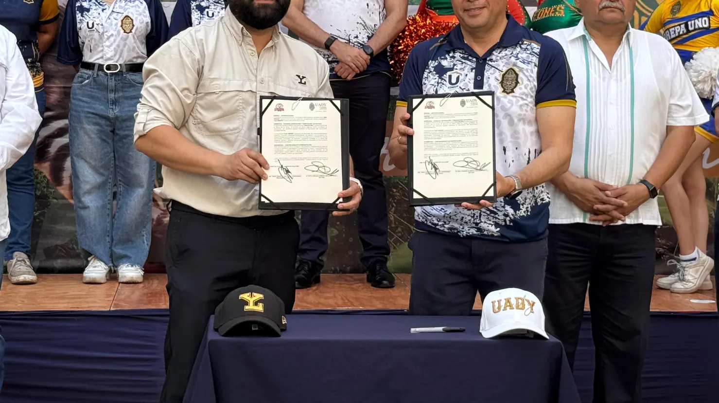 ¿En qué consiste el convenio firmado entre la UADY y los Leones?. Foto: @LeonesYucatan