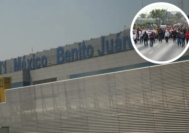 ¿Viajas este viernes desde el AICM? Toma precauciones ante los bloqueos en la CDMX