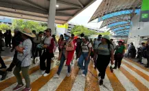 Tras colapsar AICM integrantes de la CNTE comienzan a retirar bloqueos