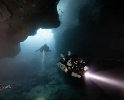 Este es el paraíso para los amantes del buceo en cavernas y está en Tamaulipas