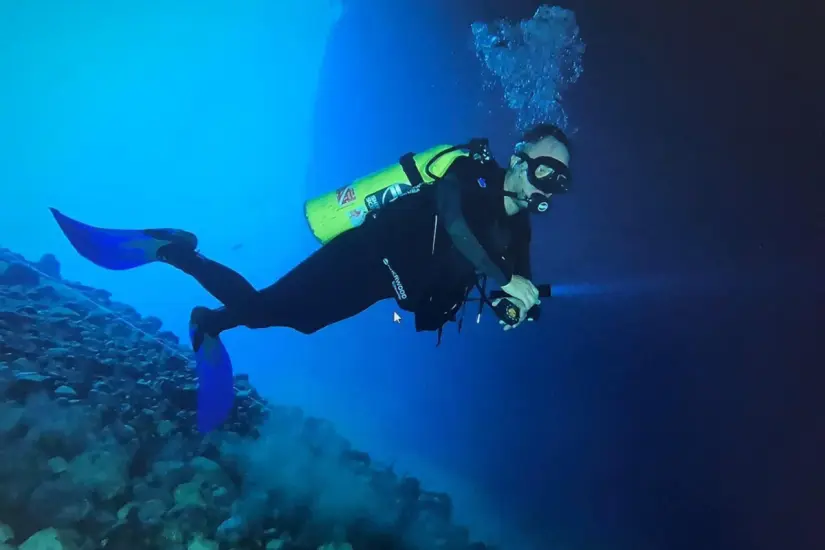 Explorando cuevas en Tamaulipas | Foto: Comunidad de Buceo de Cavernas