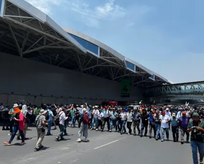 Así avanzan maestros de la CNTE y paralizan el AICM