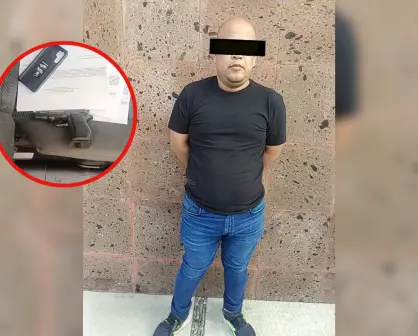 Lo detienen por "alucín"; andaba armado y decía que trabajaba para la delincuencia organizada