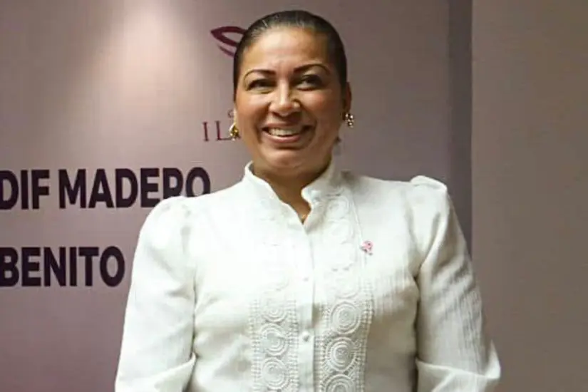 Nefertiti Constantino Guerrero, directora del Sistema DIF Madero. Foto: Axel Hassel