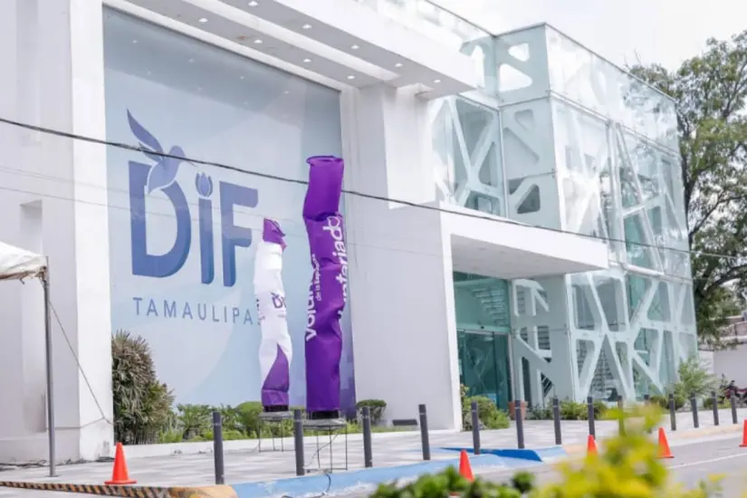 Oficinas centrales del DIF Tamaulipas en Ciudad Victoria. Foto: Carlos García