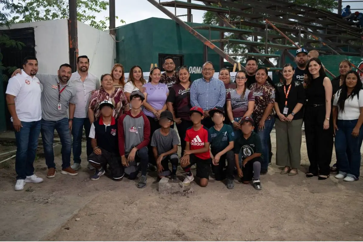 Este espacio deportivo será transformado en beneficio de más de 600 jugadores y cientos de familias Foto: Gobierno de Escobedo