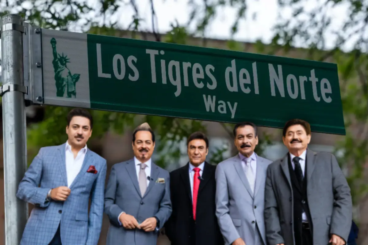 Los Tigres del Norte en Nueva York (Foto: IG @lostigresdelnorte / Canva)