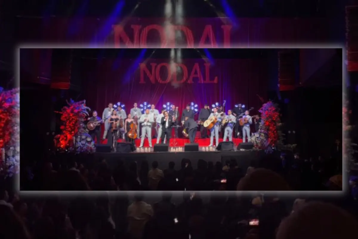 Christian Nodal estrena ¿Quién + que yo? junto a su esposa (Foto: Luis Ortega / Canva)