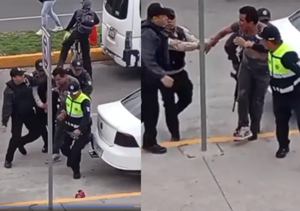 Caos vial en la México-Pachuca tras enfrentamiento entre manifestantes y Guardia Civil