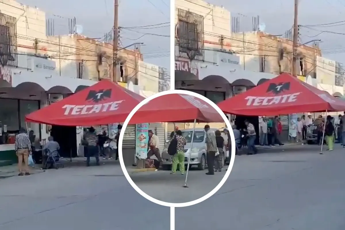 Se registra feminicidio a las afueras de Banco del Bienestar en Monclova / Fotos: El tiempo | Canva | Usuarios Monclova FB