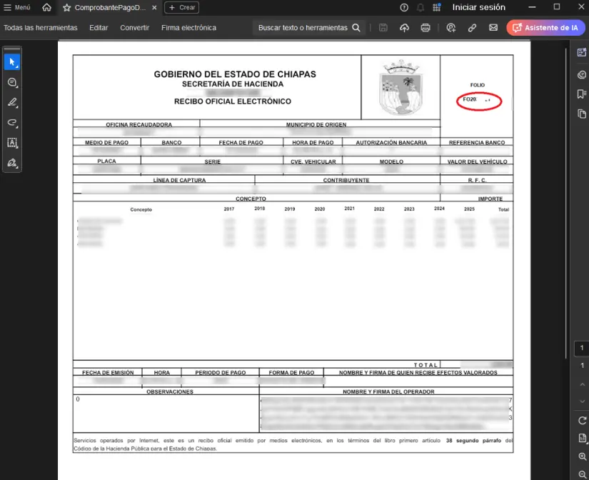 Foto: Secretaría de Finanzas de Chiapas