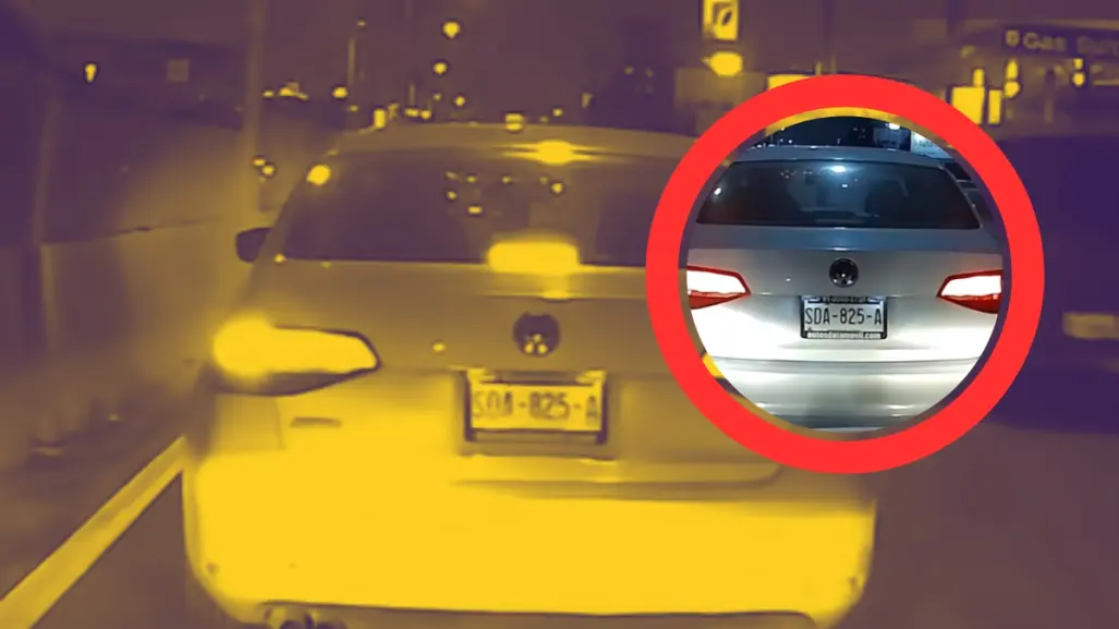 Desenmascaran a presunto montachoques en avenida Morones Prieto I VIDEO