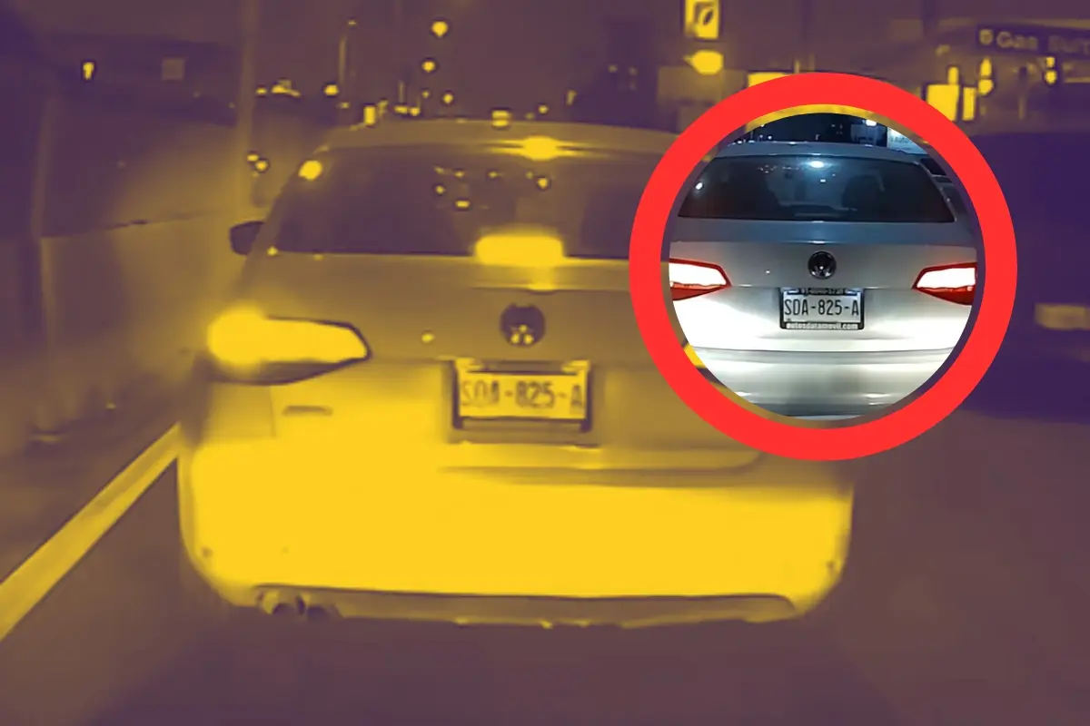 Automóvil Jetta donde viaja un conductor que presuntamente se aprovecha y monta choques. Foto: Canva