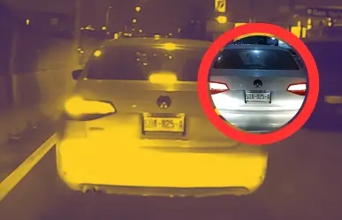 Desenmascaran a presunto montachoques en avenida Morones Prieto I VIDEO