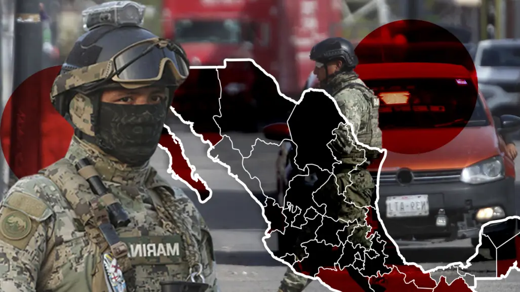 ¿Cuántos marinos en activo hay en cada estado de México?