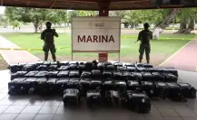 Marina incauta 1.28 toneladas de cocaína en Michoacán; prevén afectación millonaria al crimen organizado