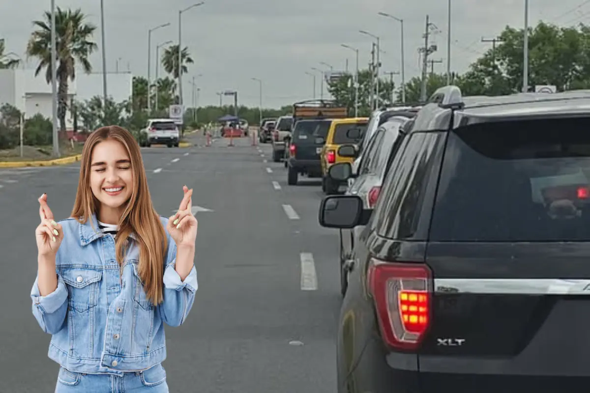 Sin tanto tráfico en el puente Internacional Donna | Foto: Perla Herrera