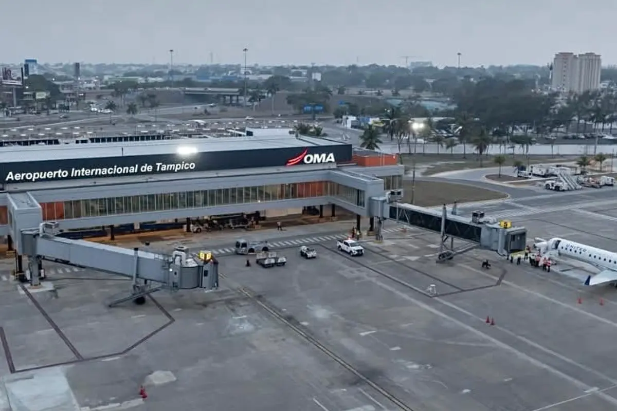 Aeropuerto internacional de Tampico Francisco Javier Mina. Foto: Axel Hassel