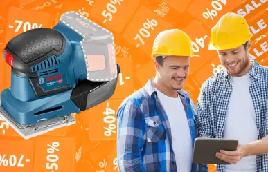The Home Depot te regala un kit de 2 baterías en la compra de una lijadora orbital