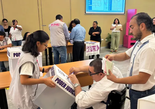 Elección Judicial 2025: INE Yucatán realiza simulacro de votación para personas con discapacidad