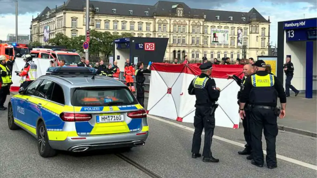 Detienen a la presunta responsable del apuñalamiento masivo en estación de tren en Hamburgo