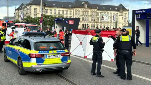 Detienen a la presunta responsable del apuñalamiento masivo en estación de tren en Hamburgo