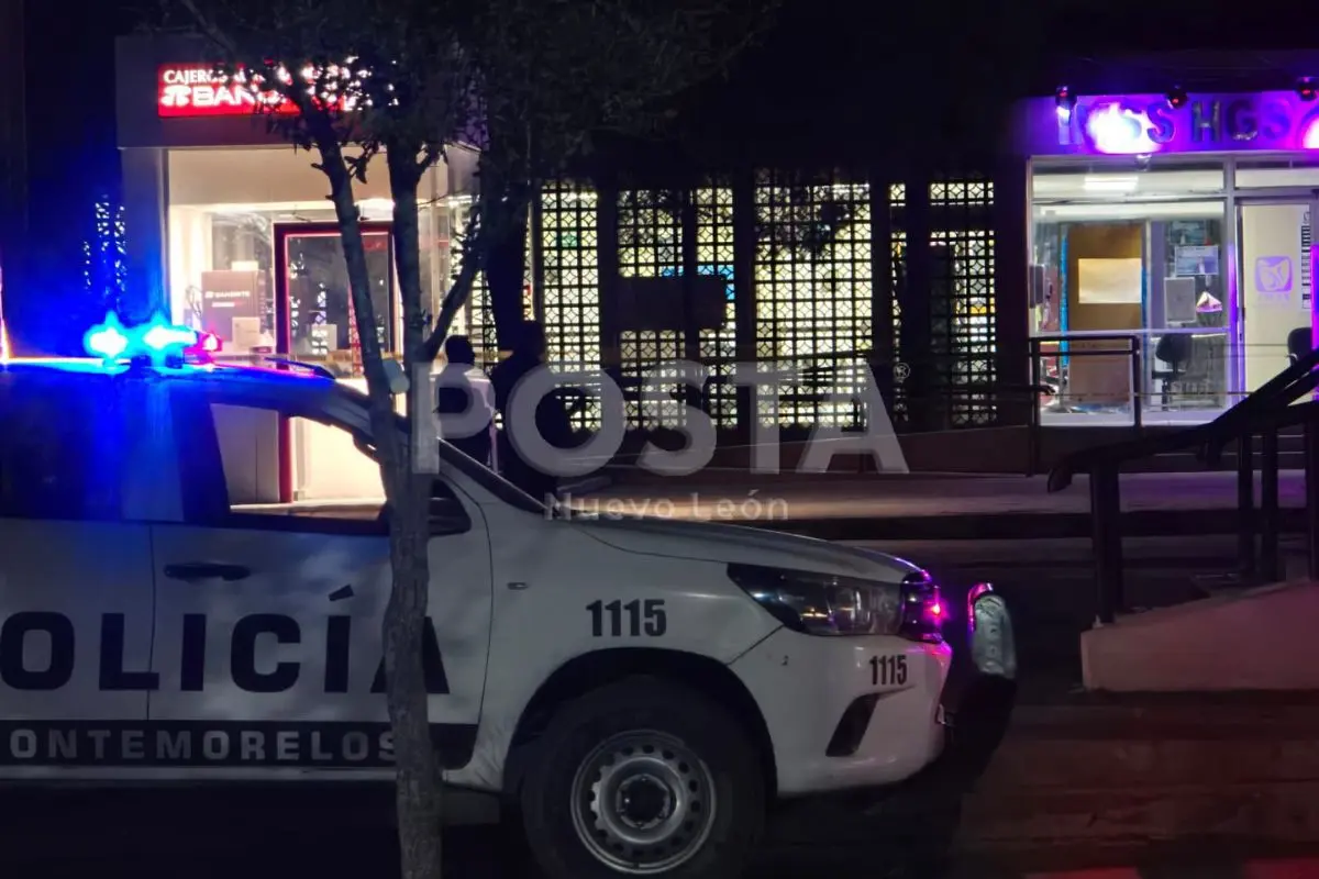 La tranquilidad de Montemorelos se vio alterada por un hecho violento ocurrido la madrugada del sábado. Foto: POSTAMX