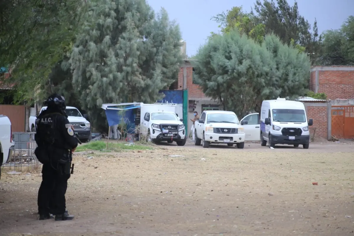 Las autoridades llegaron al sitio del hallazgo Foto: RRSS
