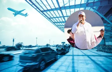 Jesús Nava atrapado en el caos del AICM por bloqueos de maestros