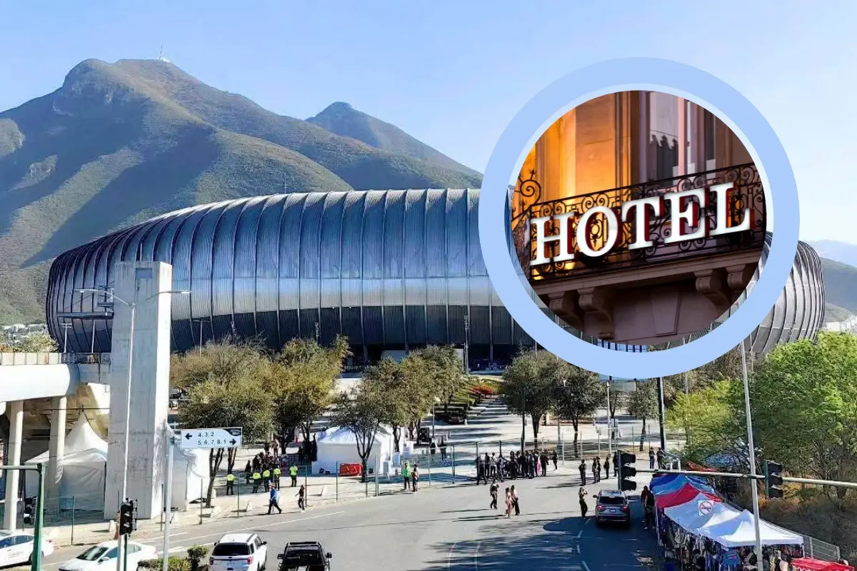 Estadio BBVA y un Hotel. Foto: Canva